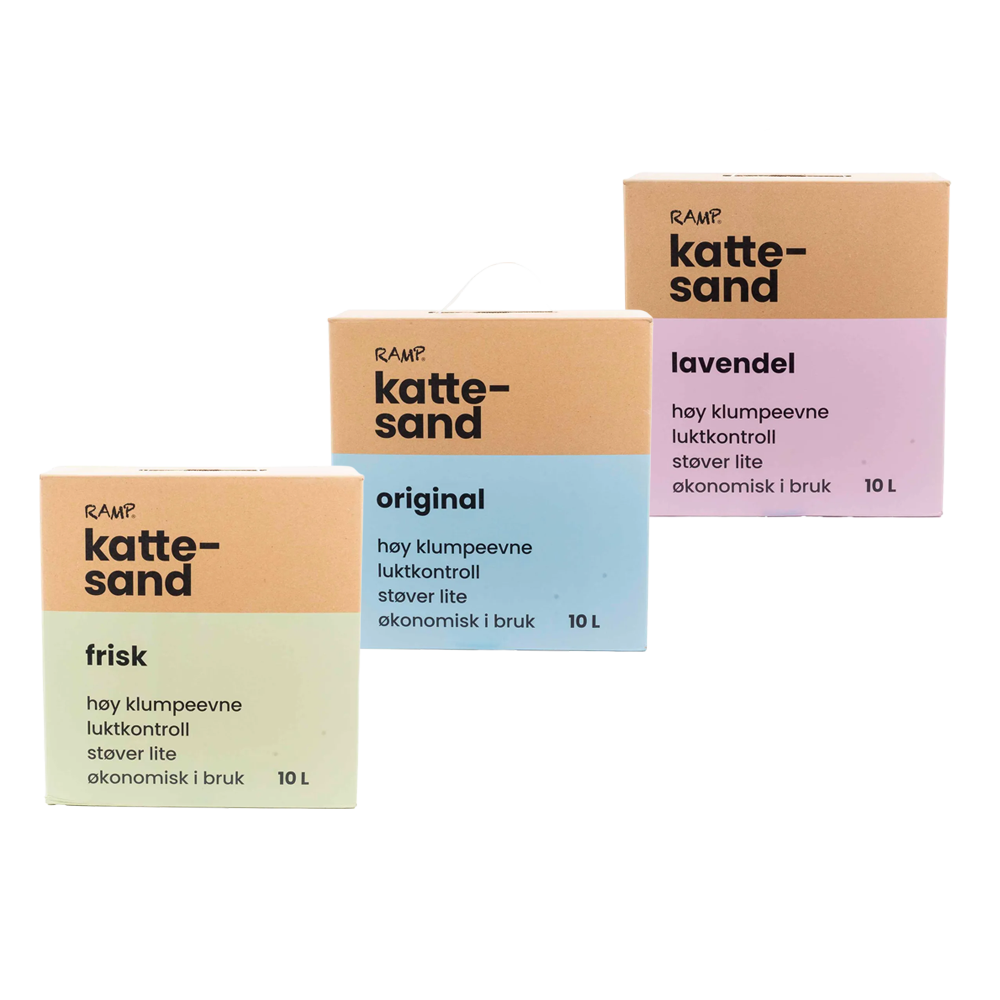Januarsalg! Kattesand 10L kun 149 kr. Høy klumpeevne, god luktkontroll, lite støv og drøy i bruk. Gjelder til 31. januar!